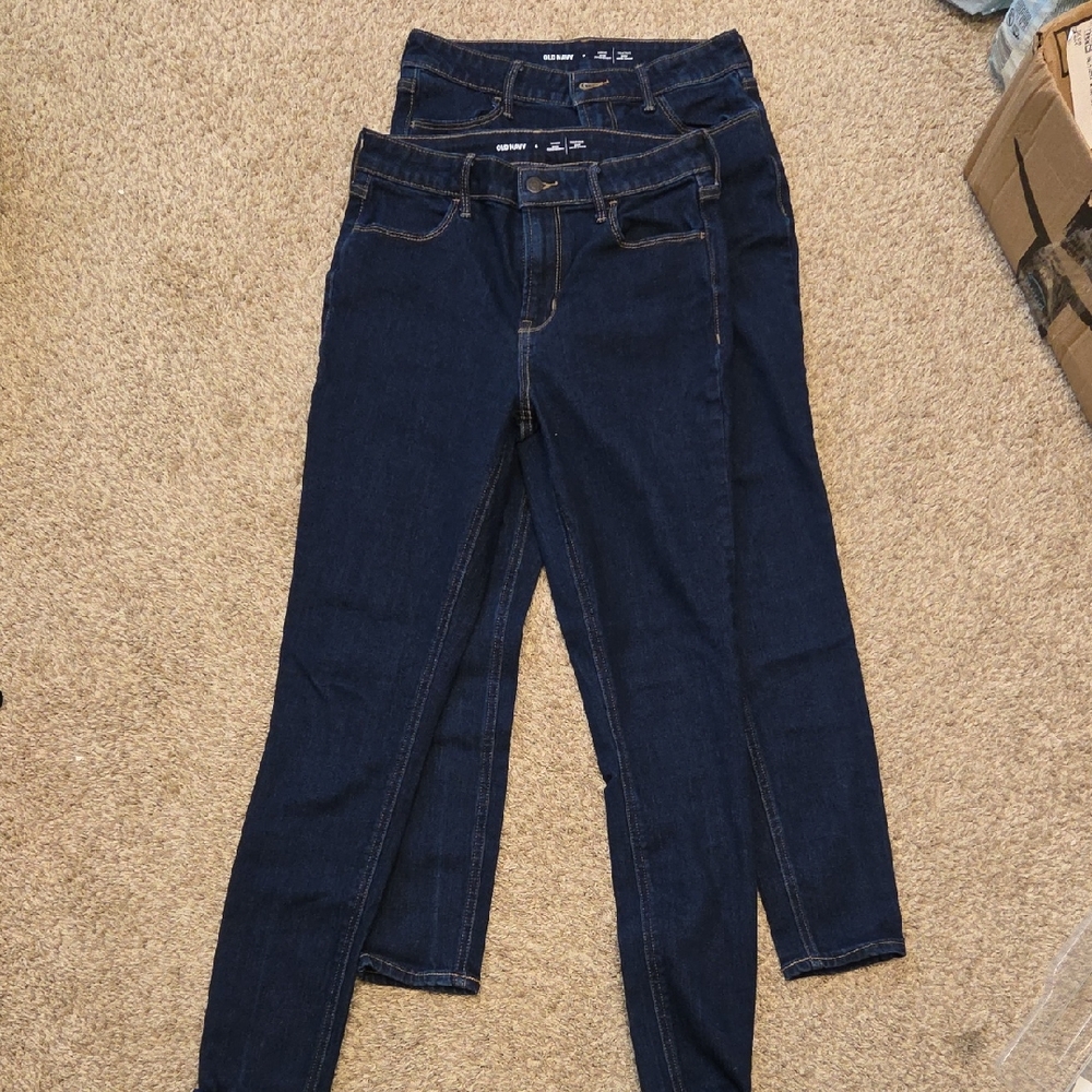 Old Navy Women's Deep Indigo Skinny Jeans